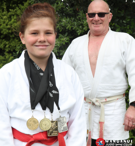 Wanganui Judo Club champions Theresa and Wayne Watson